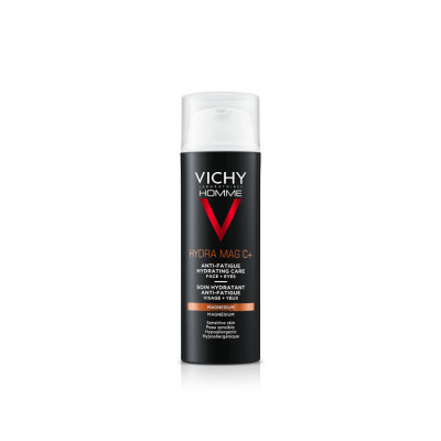 Vichy Homme Hydra-Mag C hydratační péče proti známkám únavy na pleť a oční okolí 50 ml