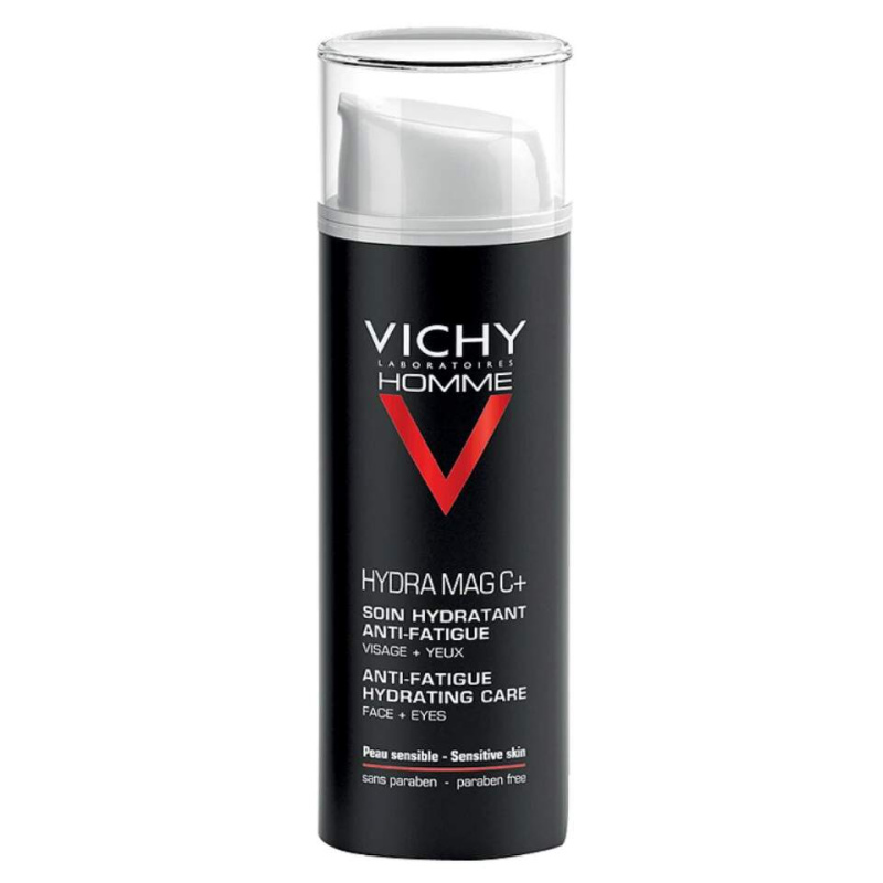 Vichy Homme Hydra-Mag C hydratační péče proti známkám únavy na pleť a oční okolí 50 ml
