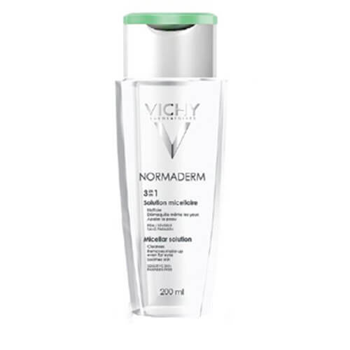 Vichy Micelární čisticí voda pro citlivou problematickou pleť Normaderm (Micellar Solution) 200 ml