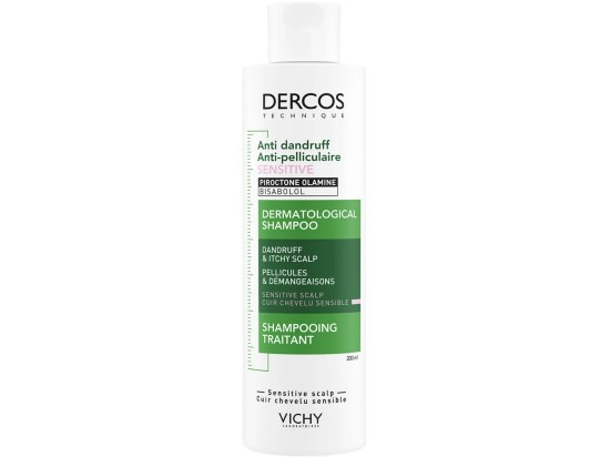 Vichy Dercos Anti-Dandruff Sensitive šampon zklidňující citlivou pokožku hlavy proti lupům 200 ml