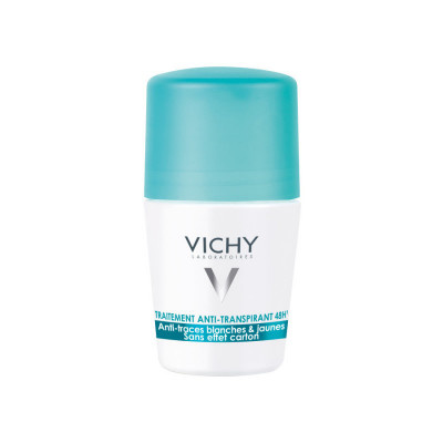Vichy Deodorant 48h antiperspirant roll-on proti bílým a žlutým skvrnám 50 ml
