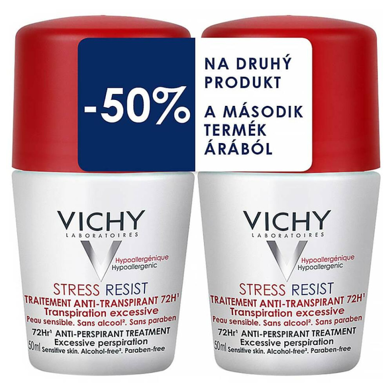 VICHY Stress Resist roll-on 72 hodin 2x 50 ml DUOPACK