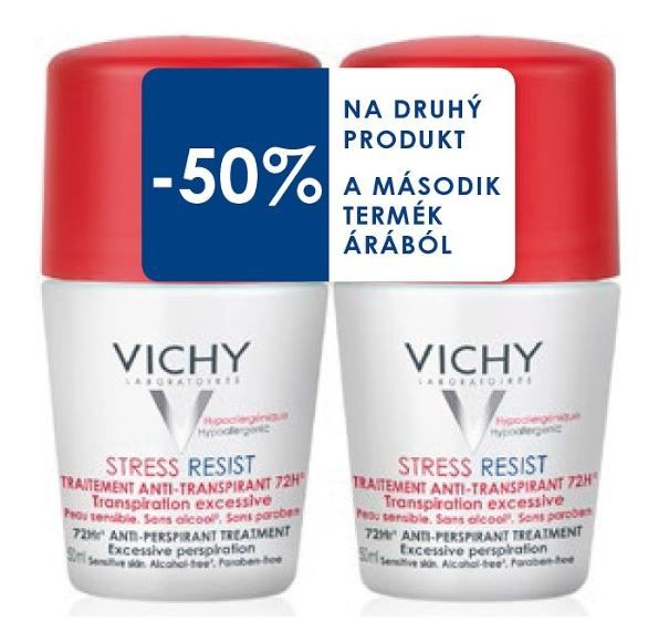VICHY Stress Resist roll-on 72 hodin 2x 50 ml DUOPACK