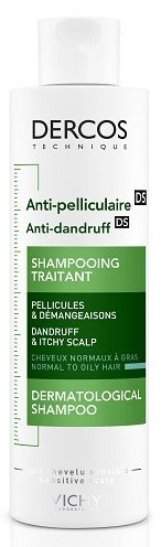 Vichy Dercos Anti-Dandruff šampon proti lupům pro normální až mastné vlasy 200 ml