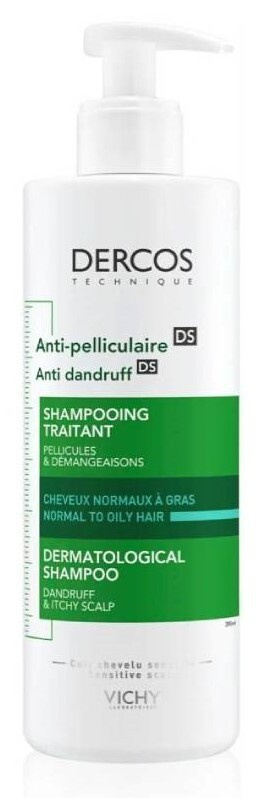 Vichy Dercos Anti-Dandruff šampon proti lupům pro normální až mastné vlasy 390 ml