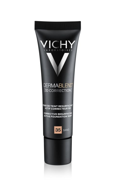 Vichy Dermablend 3D Correction korekční vyhlazující make-up SPF 25 odstín 35 Sand 30 ml
