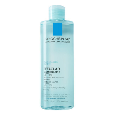 La Roche-Posay Effaclar Ultra čisticí micelární voda pro problematickou pleť, akné 400 ml