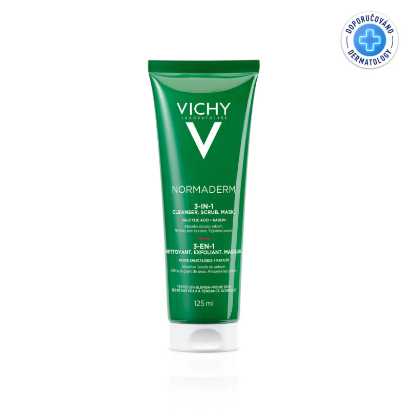 Vichy Normaderm čisticí péče pro mastnou a problematickou pleť 125 ml