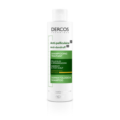Vichy Dercos Anti-Dandruff šampon proti lupům pro suché vlasy 390 ml