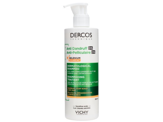 Vichy Dercos Anti-Dandruff šampon proti lupům pro suché vlasy 390 ml