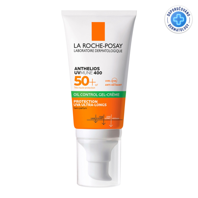 La Roche-Posay Anthelios Oil Control zmatňující gel-krém bez parfemace SPF 50+ 50 ml