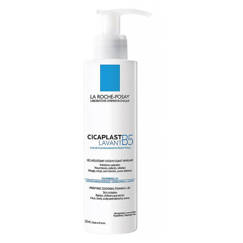 La Roche-Posay Cicaplast Lavant B5 zklidňující čisticí pěnivý gel 200 ml