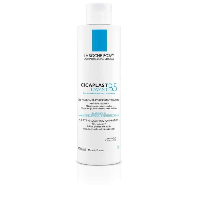 La Roche-Posay Cicaplast Lavant B5 zklidňující čisticí pěnivý gel 200 ml