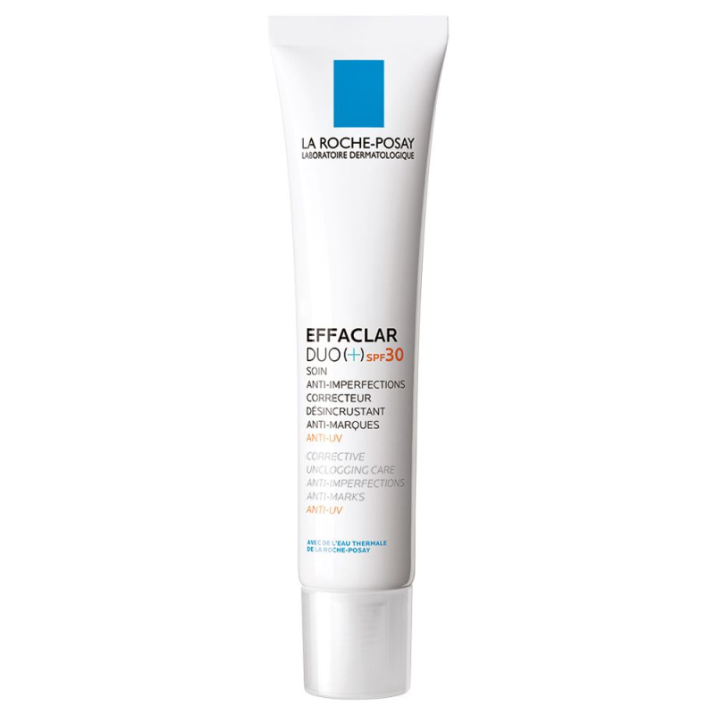 La Roche-Posay Effaclar DUO (+) korekční obnovující péče proti nedokonalostem pleti a stopám po akné SPF 30 Duo [+] 40 ml