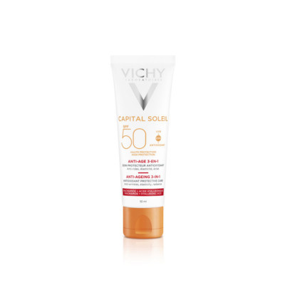 Vichy Capital Soleil ochranný krém proti stárnutí pleti SPF 50 50 ml