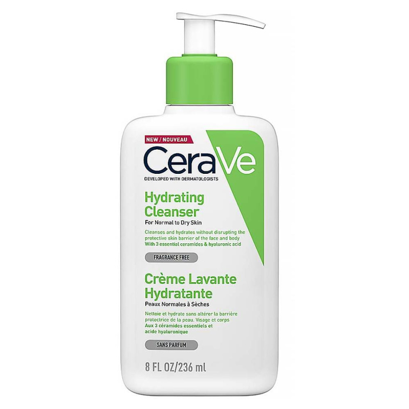 CeraVe Cleansers Hydrating Cleanser čisticí emulze s hydratačním účinkem 236 ml