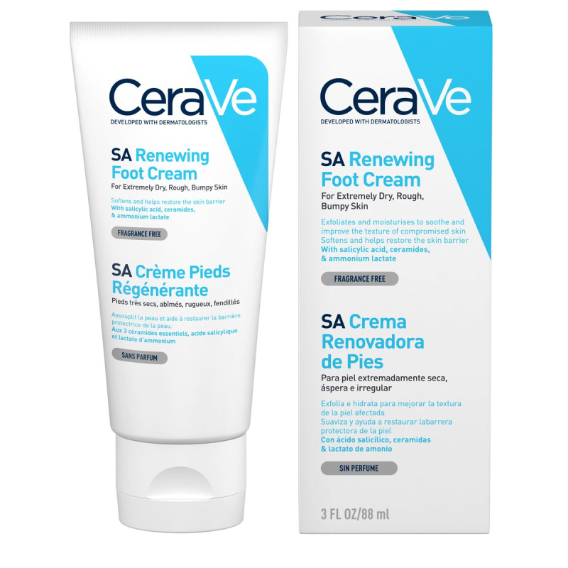 CeraVe SA obnovující krém na nohy 88 ml