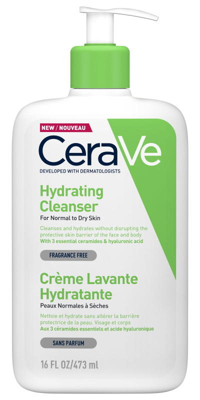 CeraVe Cleansers Hydrating Cleanser čisticí emulze s hydratačním účinkem 473 ml