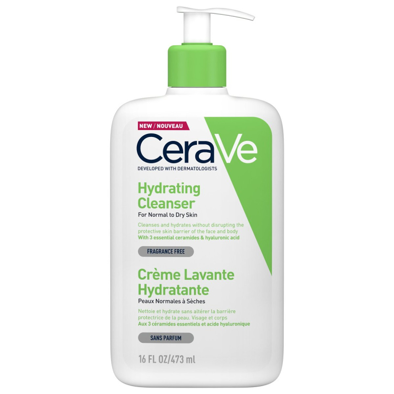 CeraVe Cleansers Hydrating Cleanser čisticí emulze s hydratačním účinkem 473 ml