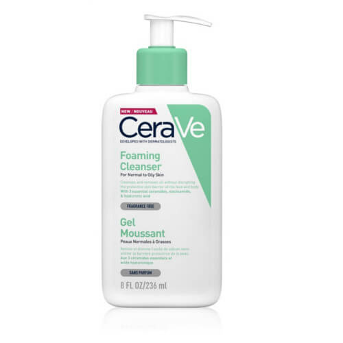 CeraVe Cleansers Foaming Cleanser čisticí pěnivý gel pro normální až mastnou pleť 473 ml