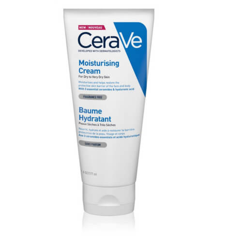 CeraVe Moisturizers hydratační krém na obličej a tělo pro suchou až velmi suchou pokožku 454 g