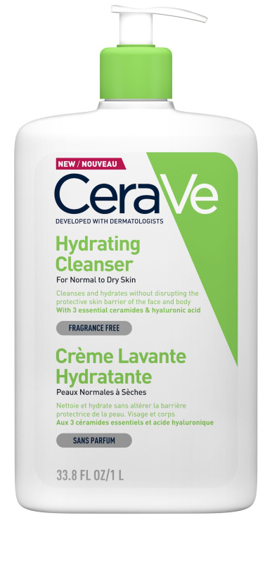 CeraVe Cleansers Hydrating Cleanser čisticí emulze s hydratačním účinkem 1000 ml