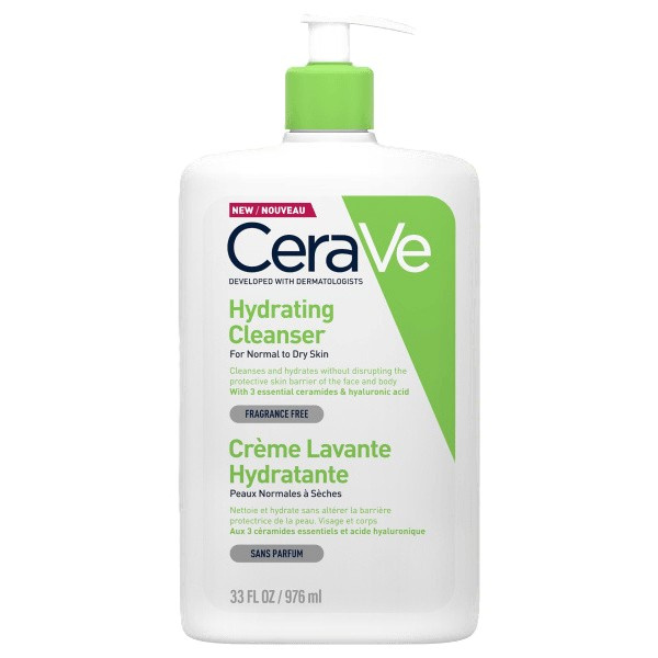 CeraVe Cleansers Hydrating Cleanser čisticí emulze s hydratačním účinkem 1000 ml
