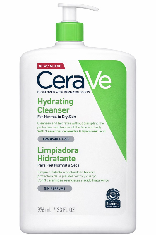 CeraVe Cleansers Hydrating Cleanser čisticí emulze s hydratačním účinkem 1000 ml