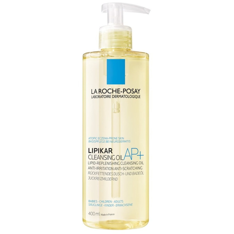 La Roche-Posay Lipikar Huile AP+ zvláčňující relipidační mycí olej proti podráždění 400 ml