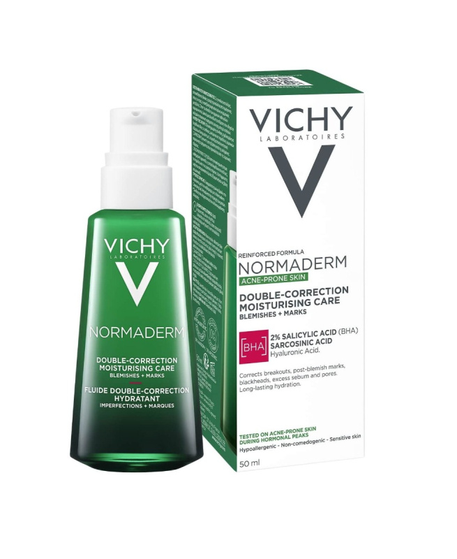 Vichy Normaderm Phytosolution korekční péče s dvojím účinkem proti nedokonalostem aknózní pleti 50 ml