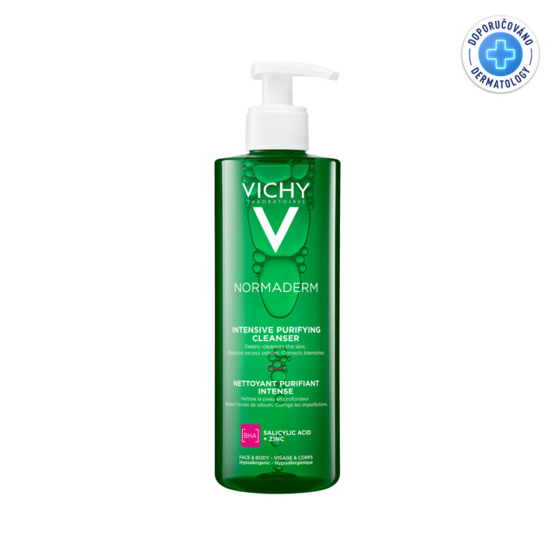 Vichy Normaderm Phytosolution hloubkově čisticí gel proti nedokonalostem aknózní pleti 400 ml