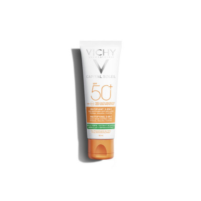 Vichy Capital Soleil Mattifying 3-in-1 ochranný matující krém na obličej SPF 50+ 50 ml