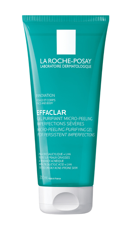 La Roche-Posay Effaclar čisticí peelingový gel pro mastnou a problematickou pleť 200 ml