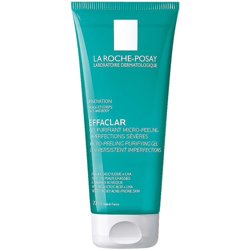 La Roche-Posay Effaclar čisticí peelingový gel pro mastnou a problematickou pleť 200 ml
