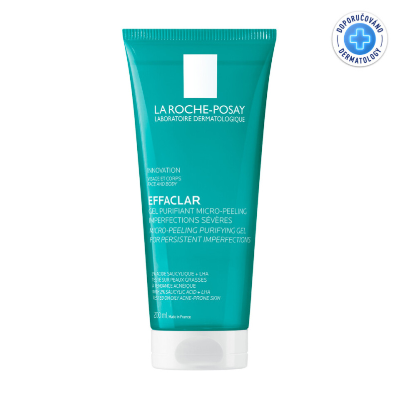 La Roche-Posay Effaclar čisticí peelingový gel pro mastnou a problematickou pleť 200 ml