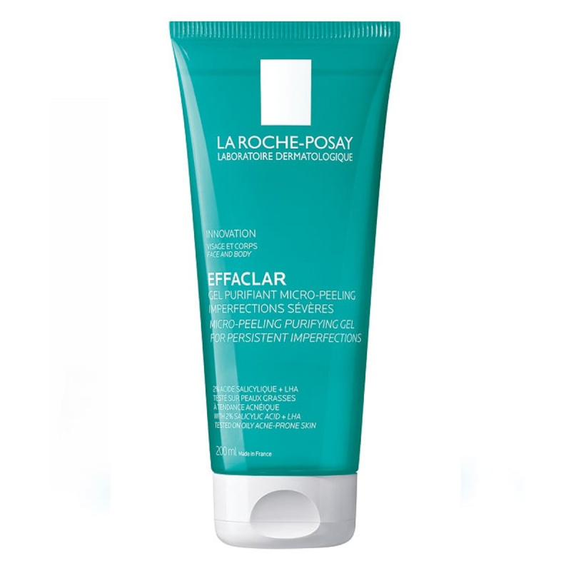 La Roche-Posay Effaclar čisticí peelingový gel pro mastnou a problematickou pleť 200 ml