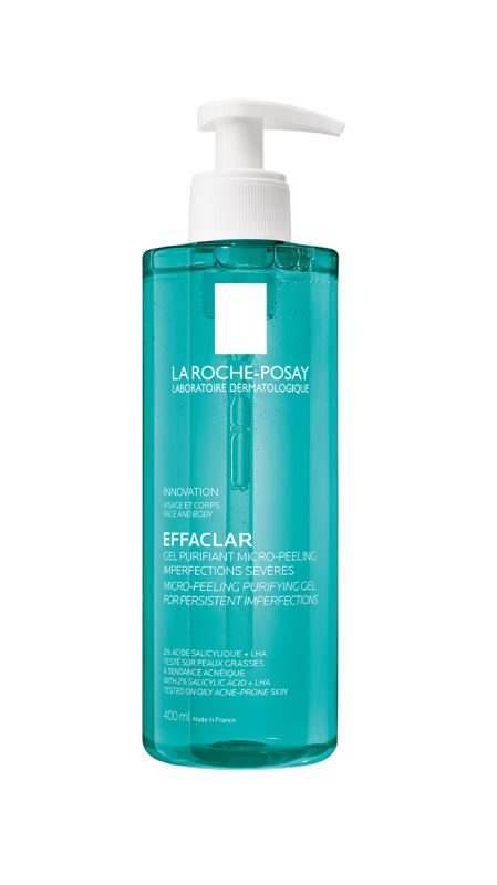 La Roche-Posay Effaclar čisticí peelingový gel pro mastnou a problematickou pleť 400 ml