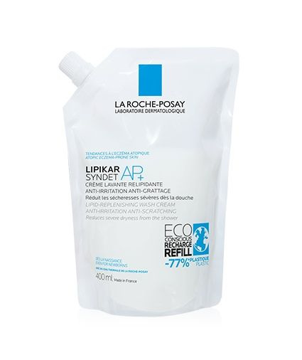 La Roche-Posay Lipikar Syndet AP+ čisticí krémový gel náhradní náplň 400 ml