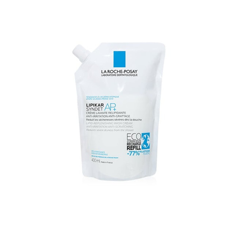 La Roche-Posay Lipikar Syndet AP+ čisticí krémový gel náhradní náplň 400 ml