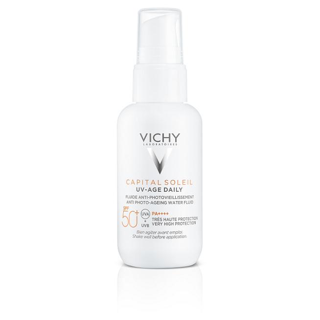 Vichy Capital Soleil UV-Age Daily fluid proti stárnutí pleti SPF 50+ 40 ml