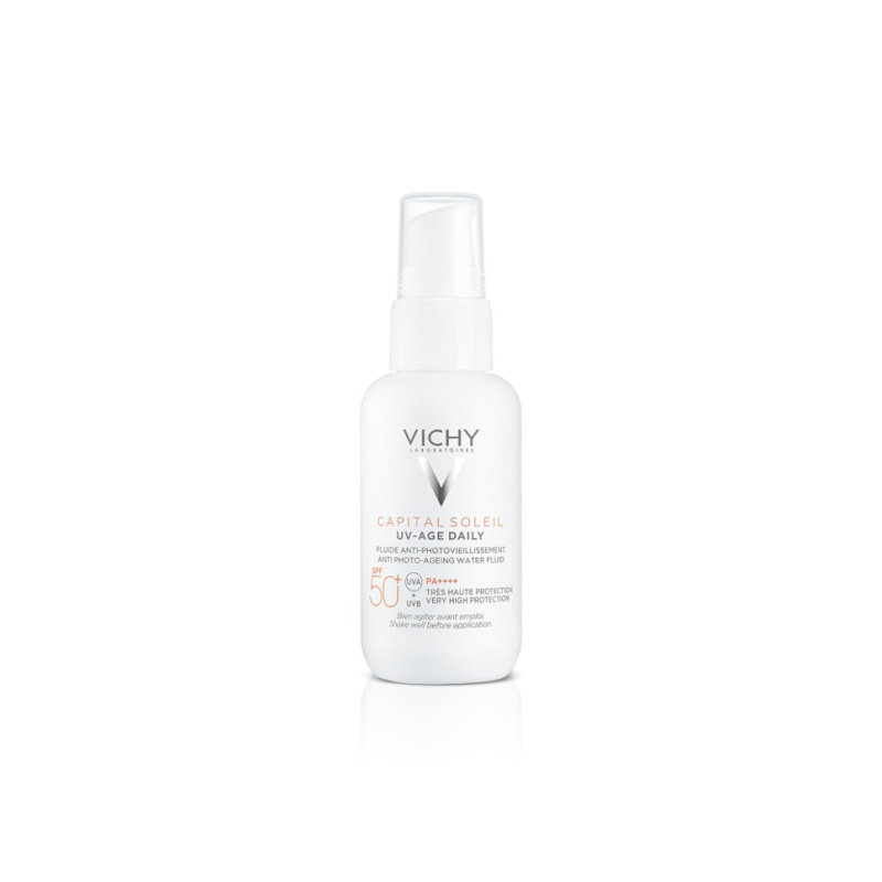 Vichy Capital Soleil UV-Age Daily fluid proti stárnutí pleti SPF 50+ 40 ml