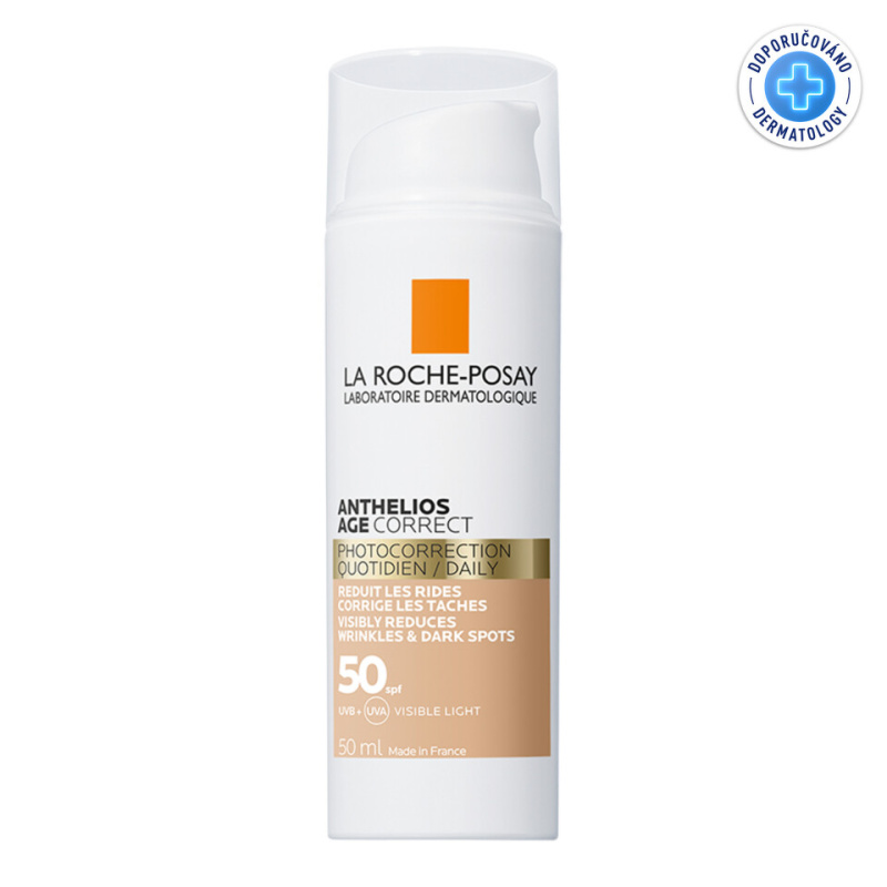 La Roche-Posay Anthelios Age Correct CC krém s protivráskovým účinkem SPF 50 50 ml