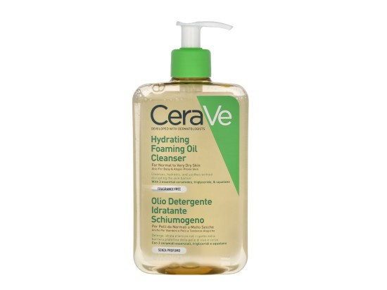CeraVe Cleansers Hydrating Foaming Oil Cleanser čisticí olej s hydratačním účinkem 473 ml