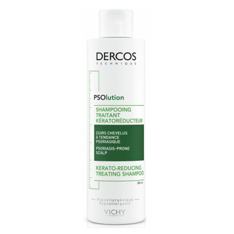 Vichy Dercos PSOlution hypoalergenní šampon pro vlasou pokožku s lupénkou 200 ml