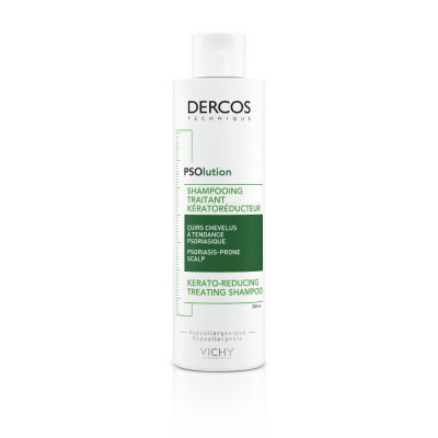 Vichy Dercos PSOlution hypoalergenní šampon pro vlasou pokožku s lupénkou 200 ml