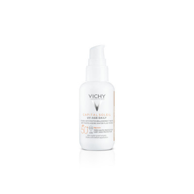 Vichy Capital Soleil Daily SPF50+ ochranný tónovaný fluid na obličej SPF 50+ odstín Light 40 ml