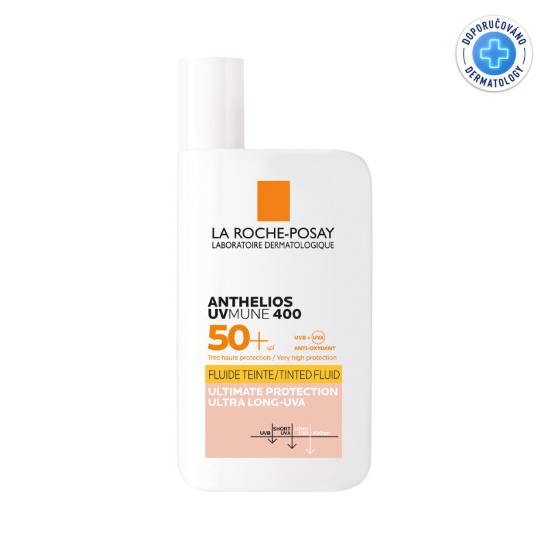 La Roche-Posay Anthelios UVMUNE 400 ochranný tónovaný fluid na obličej SPF 50+ 50 ml