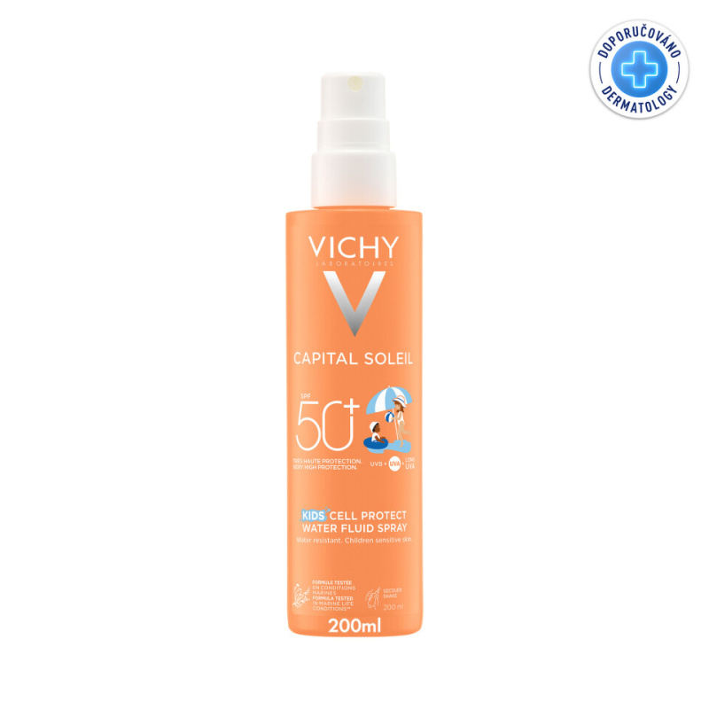 Vichy Capital Soleil ochranný sprej pro děti SPF 50+ 200 ml