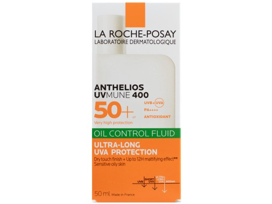 La Roche-Posay Anthelios UVMUNE 400 ochranný fluid pro mastnou pleť SPF 50+ 50 ml