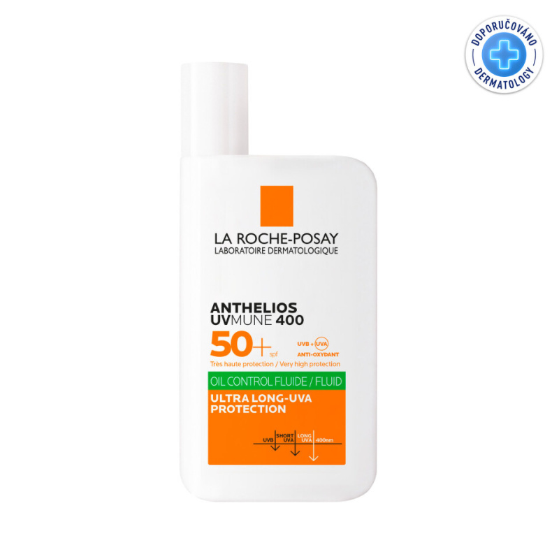 La Roche-Posay Anthelios UVMUNE 400 ochranný fluid pro mastnou pleť SPF 50+ 50 ml